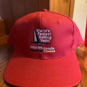 Vtg Ms Wisconsin World’s Fastest Sailing Yacht Hat